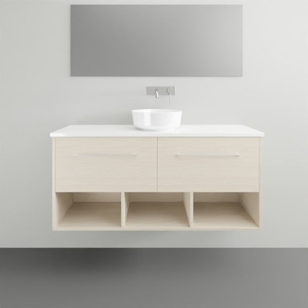 Timberline Karlie Wall Hung Vanity with Silksurface Top - 1200mm Single Basin | The Blue Space