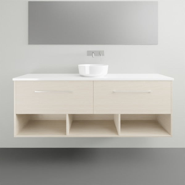 Timberline Karlie Wall Hung Vanity with Silksurface Top - 1500mm Single Basin | The Blue Space