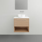 Timberline Karlie Wall Hung Vanity with Urban Ceramic Top - 600mm Single Basin | The Blue Space