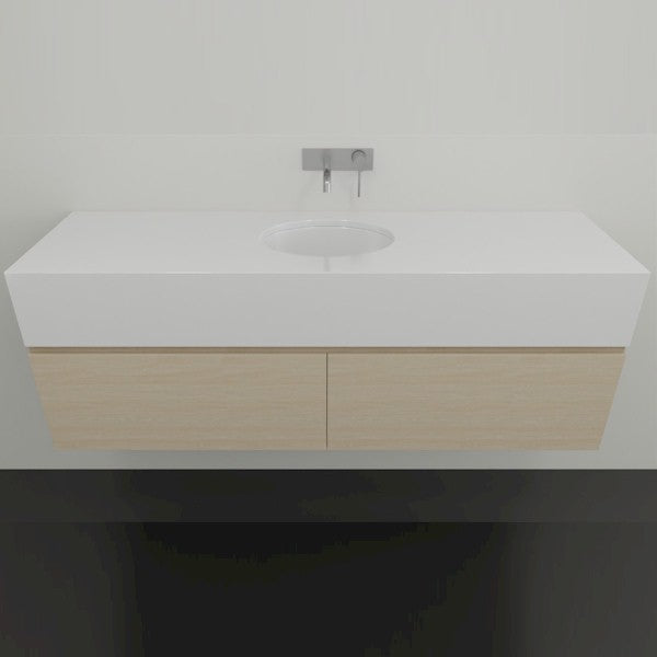 Timberline Kingsley Wall with Single Undercounter Basin 1500 | The Blue Space