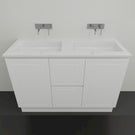 Timberline Nevada Classic Floor Standing Vanity With Ceramic Top 1200 Double | The Blue Space