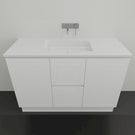 Timberline Nevada Classic Floor Standing Vanity With Ceramic Top 1200 Single | The Blue Space
