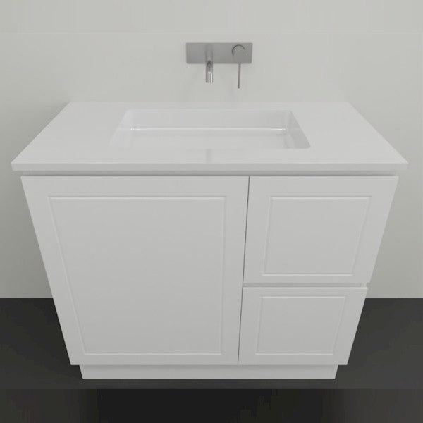Timberline Nevada Classic Floor Standing Vanity With Ceramic Top 900 | The Blue Space