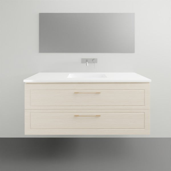 Timberline Nevada Classic Plus Wall Hung Vanity with Ceramic Basin Top - 1200mm Single Basin | The Blue Space