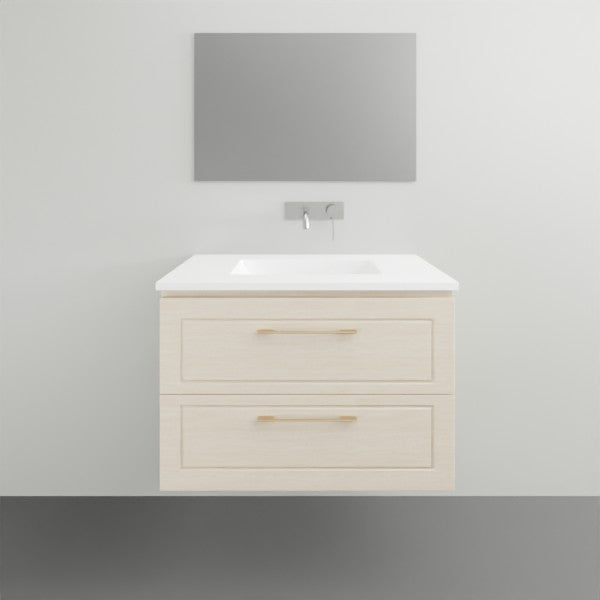 Timberline Nevada Classic Plus Wall Hung Vanity with Ceramic Basin Top - 750mm Single Basin | The Blue Space