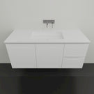 Timberline Nevada Classic Wall Hung Vanity With Ceramic Top 1200 Single - The Blue Space