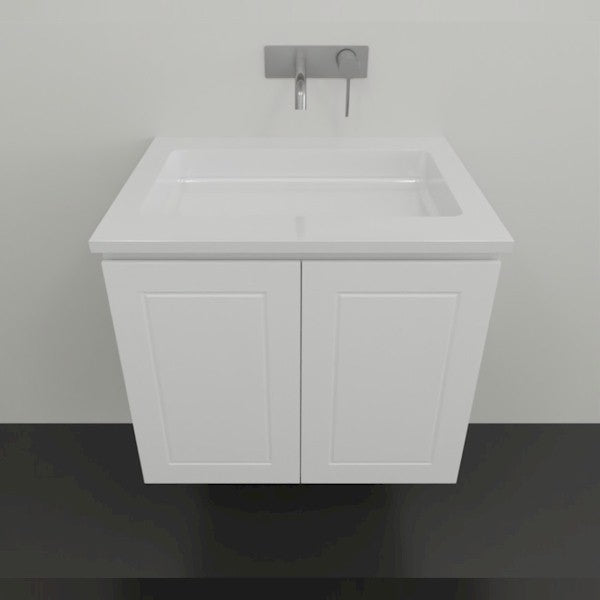 Timberline Nevada Classic Wall Hung Vanity With Ceramic Top 600 - The Blue Space