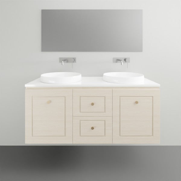 Timberline Nevada Classic Wall Hung Vanity with Silksurface Top - 1200mm Double Basin | The Blue Space