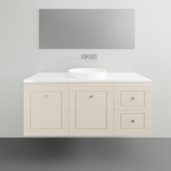 Timberline Nevada Classic Wall Hung Vanity with Silksurface Top - 1200mm Single Basin | The Blue Space