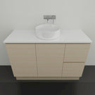 Timberline Nevada Floor Standing Vanity with Stone and Above Counter Basin - 1200 Centre Bowl | The Blue Space