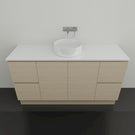 Timberline Nevada Floor Standing Vanity with Stone and Above Counter Basin - 1500 Centre Bowl | The Blue Space