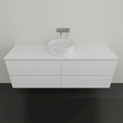 Timberline Nevada Plus Classic Wall Hung Vanity with Above Counter Basin - 1500 Single Basin | The Blue Space
