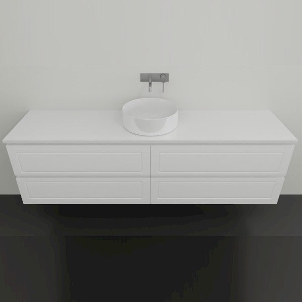 Timberline Nevada Plus Classic Wall Hung Vanity with Above Counter Basin - 1800 Single Basin | The Blue Space