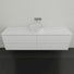 Timberline Nevada Plus Classic Wall Hung Vanity with Above Counter Basin - 1800 Single Basin | The Blue Space