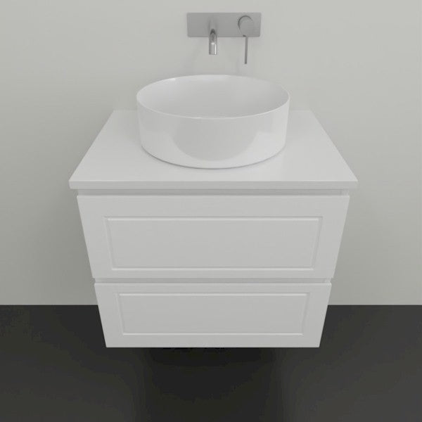 Timberline Nevada Plus Classic Wall Hung Vanity with Above Counter Basin - 600 | The Blue Space