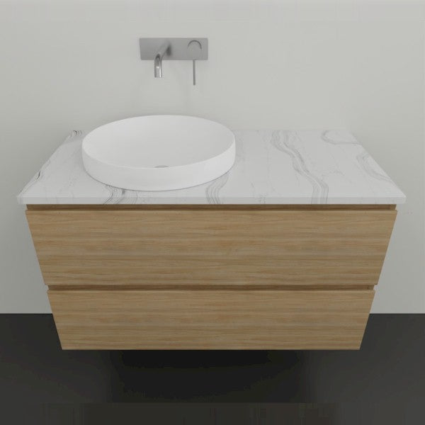 Timberline Nevada Plus Wall Hung Vanity with Above Counter Basin 900L | The Blue Space
