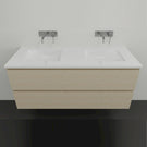 Timberline Nevada Plus Wall Hung Vanity with Alpha Ceramic Top - 1200 Double Bowl | The Blue Space
