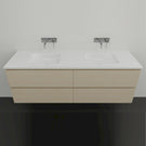 Timberline Nevada Plus Wall Hung Vanity with Alpha Ceramic Top - 1500 Double Bowl | The Blue Space