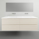 Timberline Nevada Plus Wall Hung Vanity with Regal Acrylic Top - 1500mm Double Basin | The Blue Space