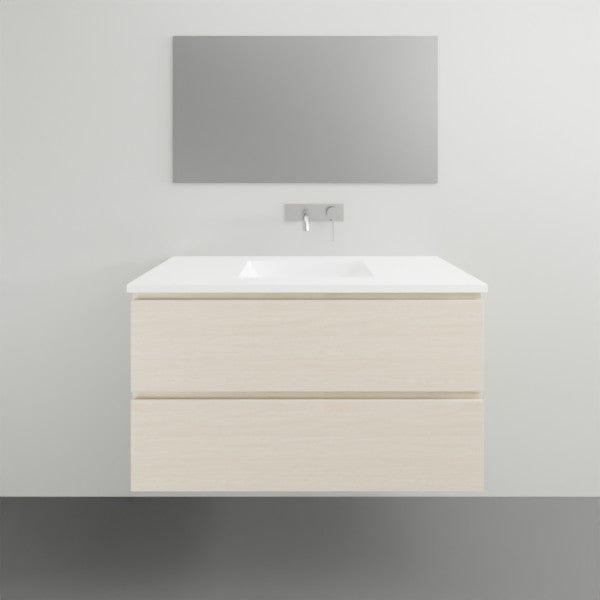 Timberline Nevada Plus Wall Hung Vanity with Regal Acrylic Top - 900mm Single Basin | The Blue Space