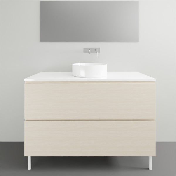 Timberline Nevada Plus on Legs with Silksurface Top - 1200mm Single Basin | The Blue Space
