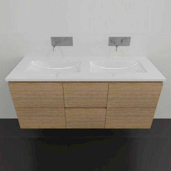 Timberline Nevada Wall Hung Vanity with Alpha Ceramic Top 1200D | The Blue Space
