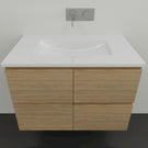 Timberline Nevada Wall Hung Vanity with Alpha Ceramic Top 750 | The Blue Space