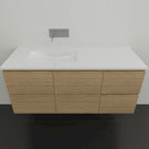 Timberline Nevada Wall Hung Vanity with Regal Acrylic Top - 1200 LH Offset Basin | The Blue Space