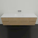 Timberline Nevada Wall Hung Vanity with Regal Acrylic Top - 1800 Centre Basin | The Blue Space