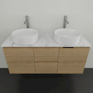 Timberline Nevada Wall Hung Vanity with Stone & Above Counter Basin 1200D | The Blue Space