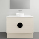 Timberline Oxbow Floor Standing Vanity with Silksurface Top - 1050mm Single Basin | The Blue Space