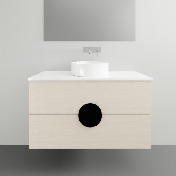 Timberline Oxbow Wall Hung Vanity with Silksurface Top - 1050mm Single Basin | The Blue Space