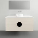 Timberline Oxbow Wall Hung Vanity with Silksurface Top - 1200mm Single Basin | The Blue Space