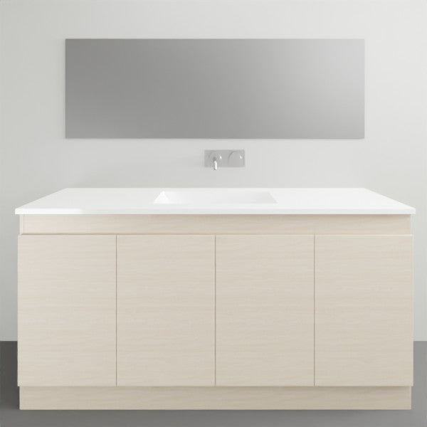Timberline Rockford Floor Standing Vanity with Haven Top - 1500mm Single Basin | The Blue Space