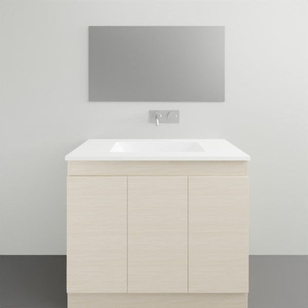 Timberline Rockford Floor Standing Vanity with Haven Top - 900mm Single Basin | The Blue Space