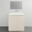 Timberline Rockford Floor Standing Vanity with Quest Gloss Dolomite Top - 750mm Single Basin | The Blue Space