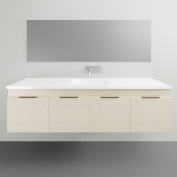 Timberline Rockford Wall Hung Vanity with Above Counter Basin - 1500mm Single Basin | The Blue Space