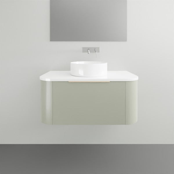 Timberline Santos Wall Hung Vanity with SilkSurface Top and Basin