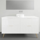 Timberline Sutherland House Deco On Legs Vanity - 1500mm Single Basin | The Blue Space
