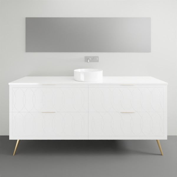 Timberline Sutherland House Deco On Legs Vanity - 1800mm Single Basin | The Blue Space