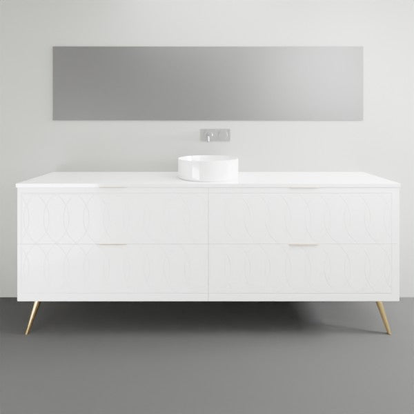 Timberline Sutherland House Deco On Legs Vanity - 2100mm Single Basin | The Blue Space