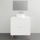 Timberline Sutherland House Deco On Legs Vanity - 750mm Single Basin | The Blue Space
