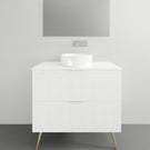 Timberline Sutherland House Deco On Legs Vanity - 900mm Single Basin | The Blue Space