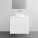 Timberline Sutherland House Deco Wall Hung Vanity - 750mm Single Basin | The Blue Space