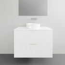 Timberline Sutherland House Deco Wall Hung Vanity - 900mm Single Basin | The Blue Space