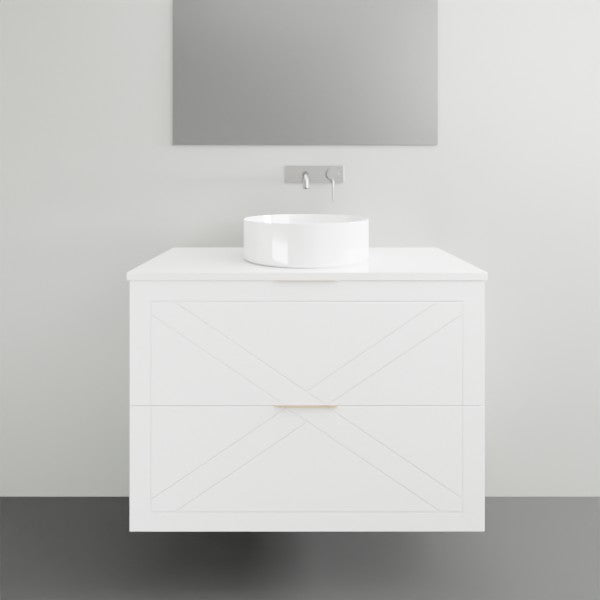 Timberline Sutherland House Farmhouse Wall Hung Vanity - 900mm Single Basin | The Blue Space