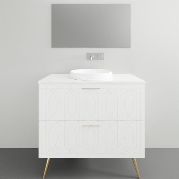 Timberline Sutherland House Regency On Legs Vanity - 900mm Single Basin | The Blue Space