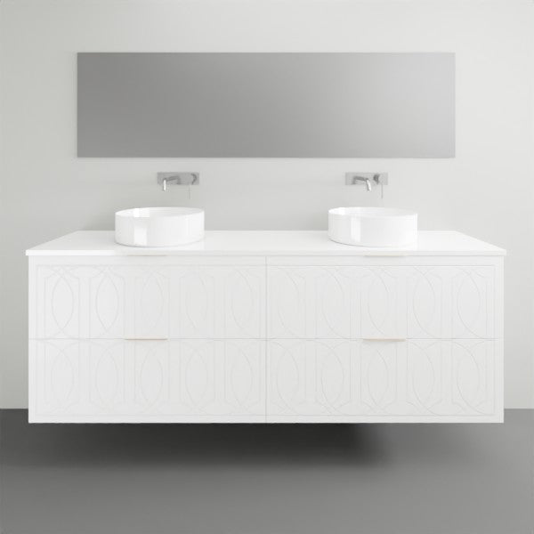 Timberline Sutherland House Regency Wall Hung Vanity - 1800mm Double Basin | The Blue Space