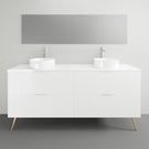 Timberline Sutherland House Retro On Legs Vanity - 1800mm Double Basin | The Blue Space