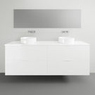 Timberline Sutherland House Retro Wall Hung Vanity - 1800mm Double Basin | The Blue Space